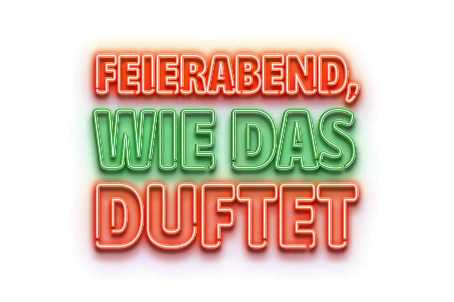 Feierabend wie das duftet