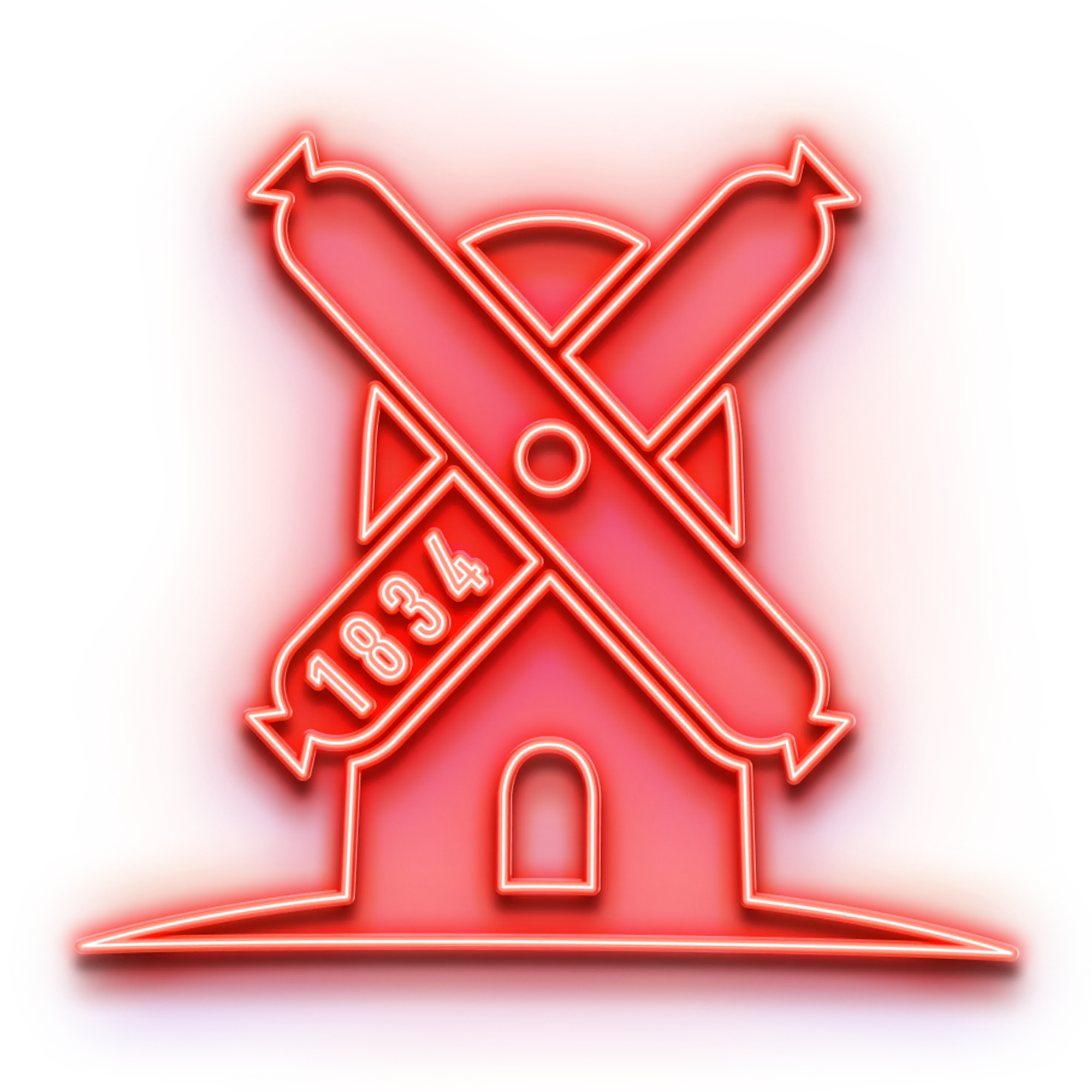Neon Rügenwalder Logo