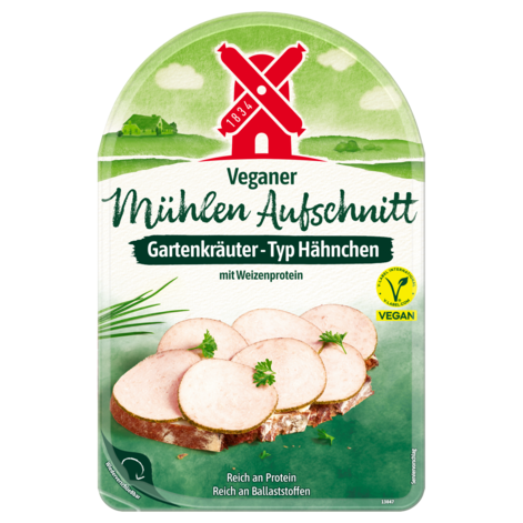 4000405003404 Veganer Mühlen Aufschnitt Gartenkräuter 70g
