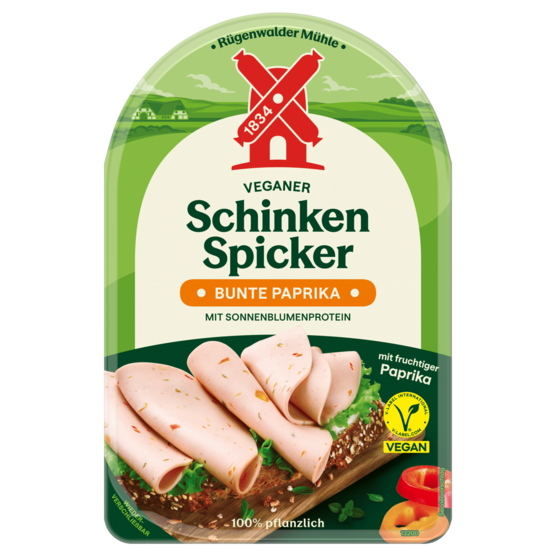 4000405004982 Veganer Schinken Spicker Bunte Paprika 80g 3