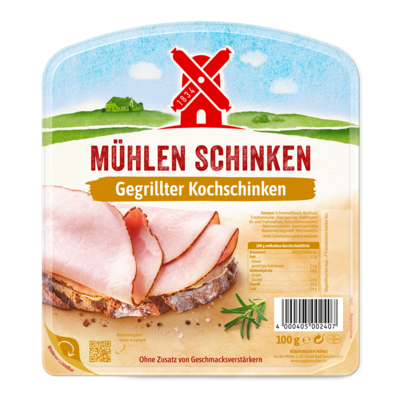 4000405002407 muehlen schinken gegrillter kochschinken 100g Packshot