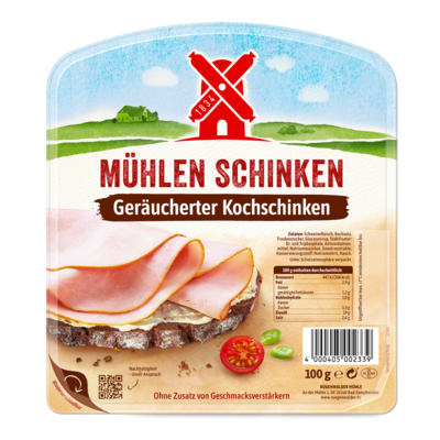 4000405002339 muehlen schinken geraeucherter kochschinken 100g Packshot