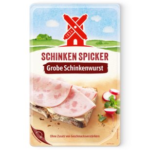 Schinken Spicker grobe Schinkenwurst 80g 4000405004296 Packshot
