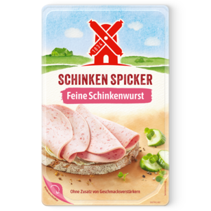 Schinken Spicker feine Schinkenwurst 80g 4000405004340 Packshot