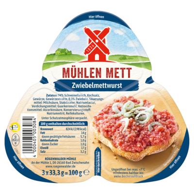 4000405003084 muehlen mett zwiebel 100g front