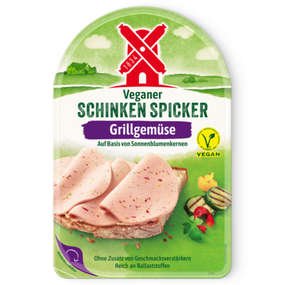 4000405004593 Veganer Schinken Spicker Grillgemüse 80g von der Rügenwalder Mühle