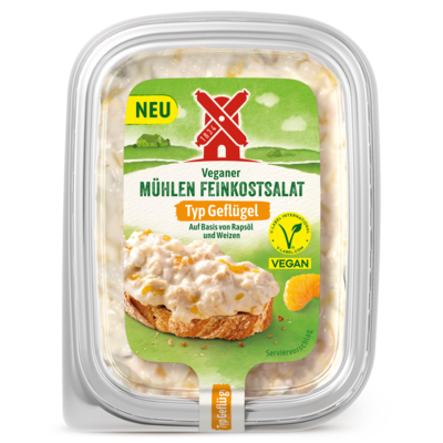 4000405001790 Veganer Mühlen Feinkostsalat Typ Gefluegel 150g Becher Packshot Front