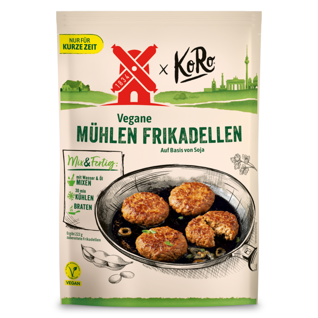 4000405005453 Vegane Muehlen Frikadellen 75g Front Packshot