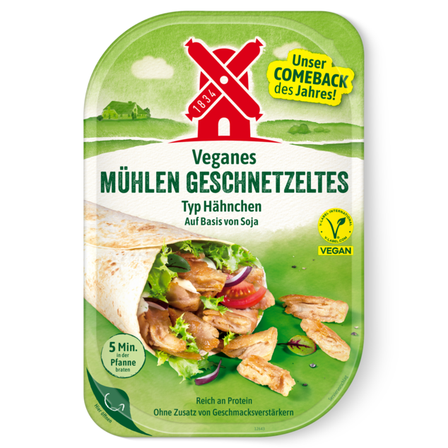 4000405001783 Veganes Mühlen Geschnetzeltes 200g