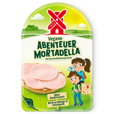 4000405002834 Vegane Schinken Spicker Abenteuer Mortadella 80g
