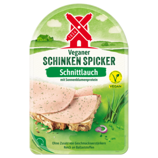 Rügenwalder Mühle 4000405004470 veganer schinken spicker schnittlauch 80g - Packshot gültig ab 20240916