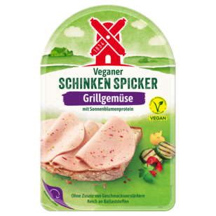 Rügenwalder Mühle 4000405004593 veganer schinken spicker grillgemüse, 80g - Packshot gültig ab 20240916