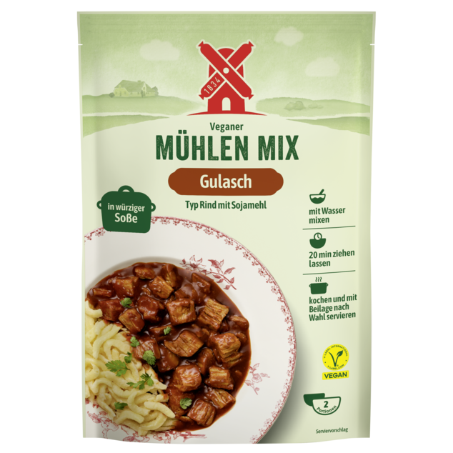 4000405005644 Veganer Muehlen Mix Gulasch 75g Front