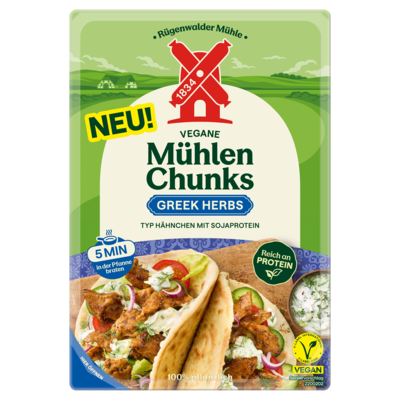 4000405003961 Vegane Muehlen Chunks Greek Herbs Front
