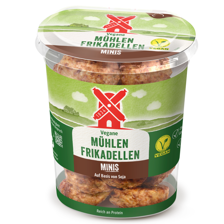 Vegane Mühlen Frikadellen Minis | Rügenwalder Mühle Vegane Mühlen Frikadellen Minis | Rügenwalder Mühle