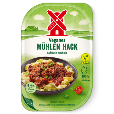 Veganes Mühlen Hack 180g Packshot - Rügenwalder Mühle GTIN 4000405005217