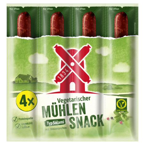 4000405001813 vegetarischer muehlen snack typ salami bundle 4x 20g