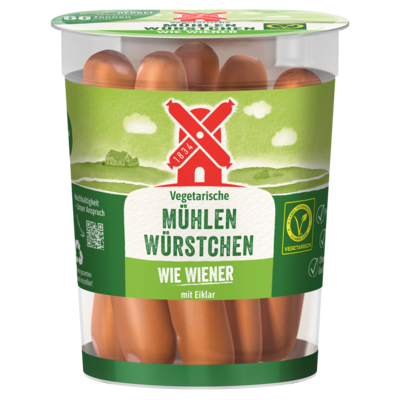 4000405002308 vegetarische Mühlen Würstchen 165g Front