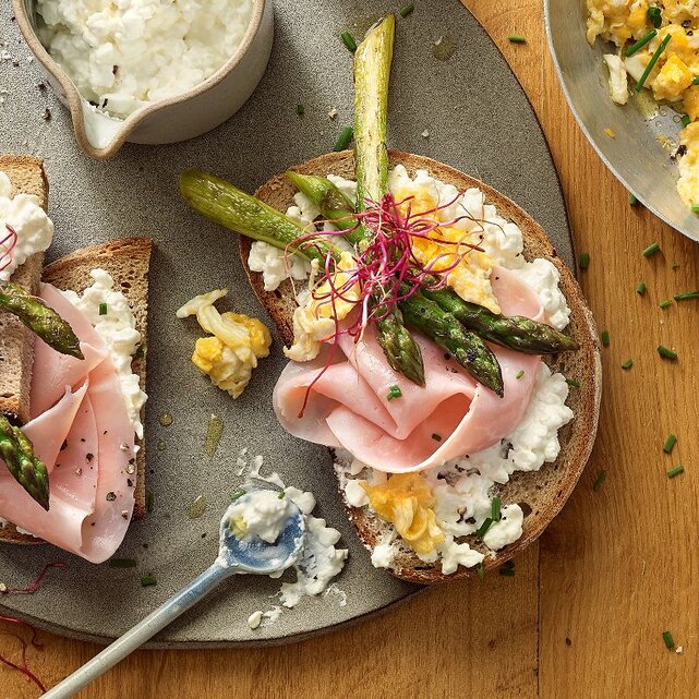 Landbrot mit Schinken und Spargel | Rügenwalder Mühle