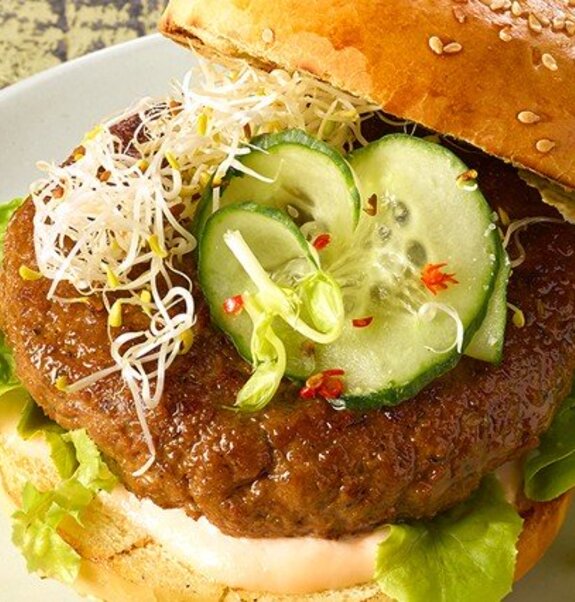 Vegane Golden Buddha Burger