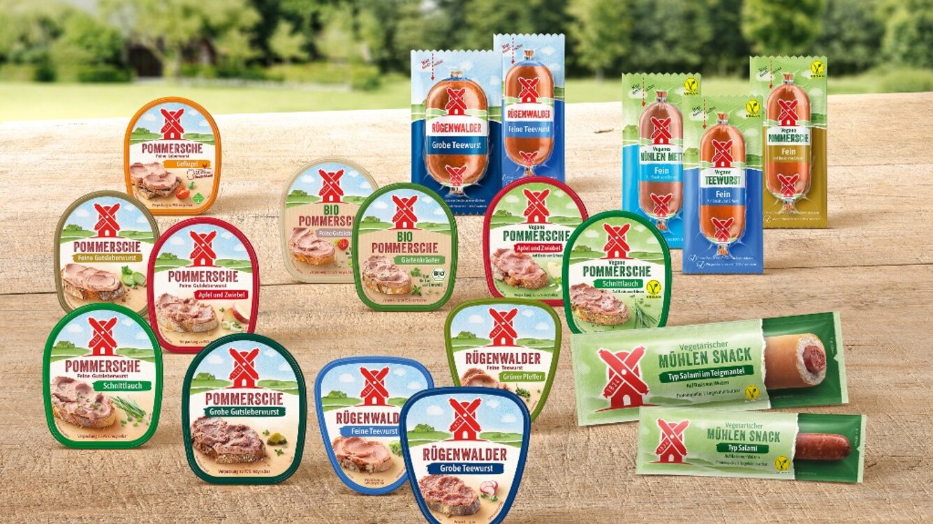 Rügenwalder Mühle ab Juli 2022 im neuen Verpackungsdesign