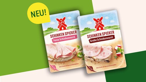 Der Schinken Spicker ist zurück! Die Rügenwalder Mühle relauncht den Schinken Spicker